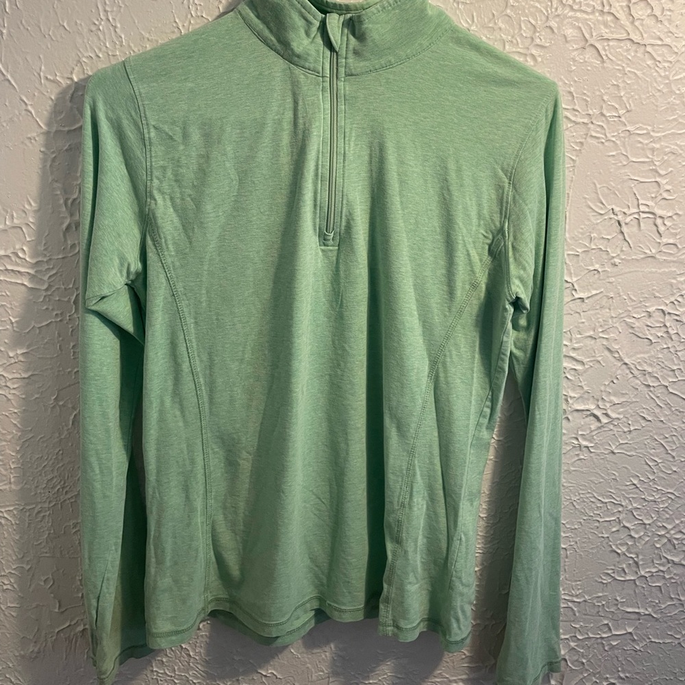 TASC Half zipped mint green
